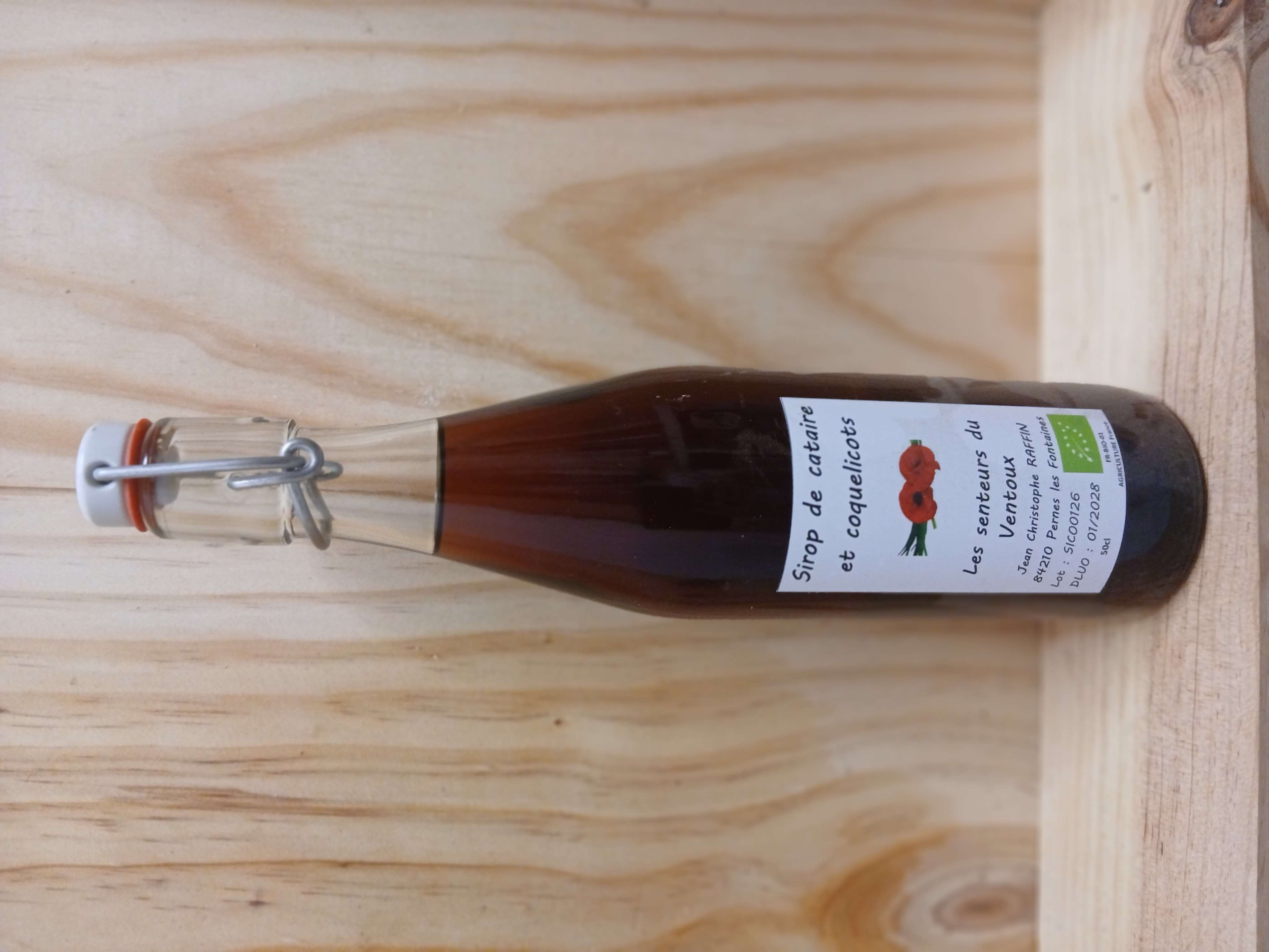 Sirop de Cataire et Coquelicots - Senteurs du Ventoux