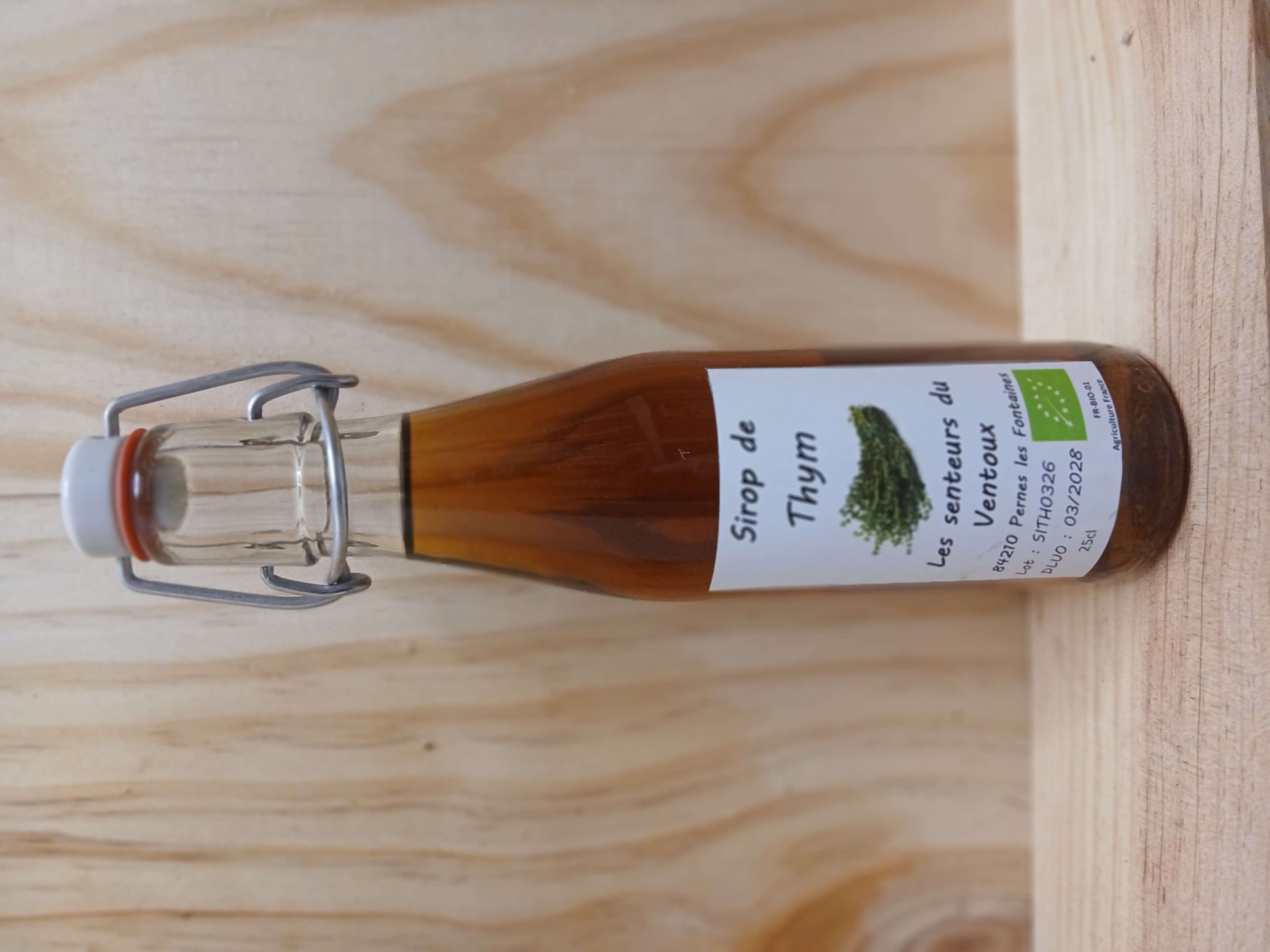 Sirop de Thym - Senteurs du Ventoux
