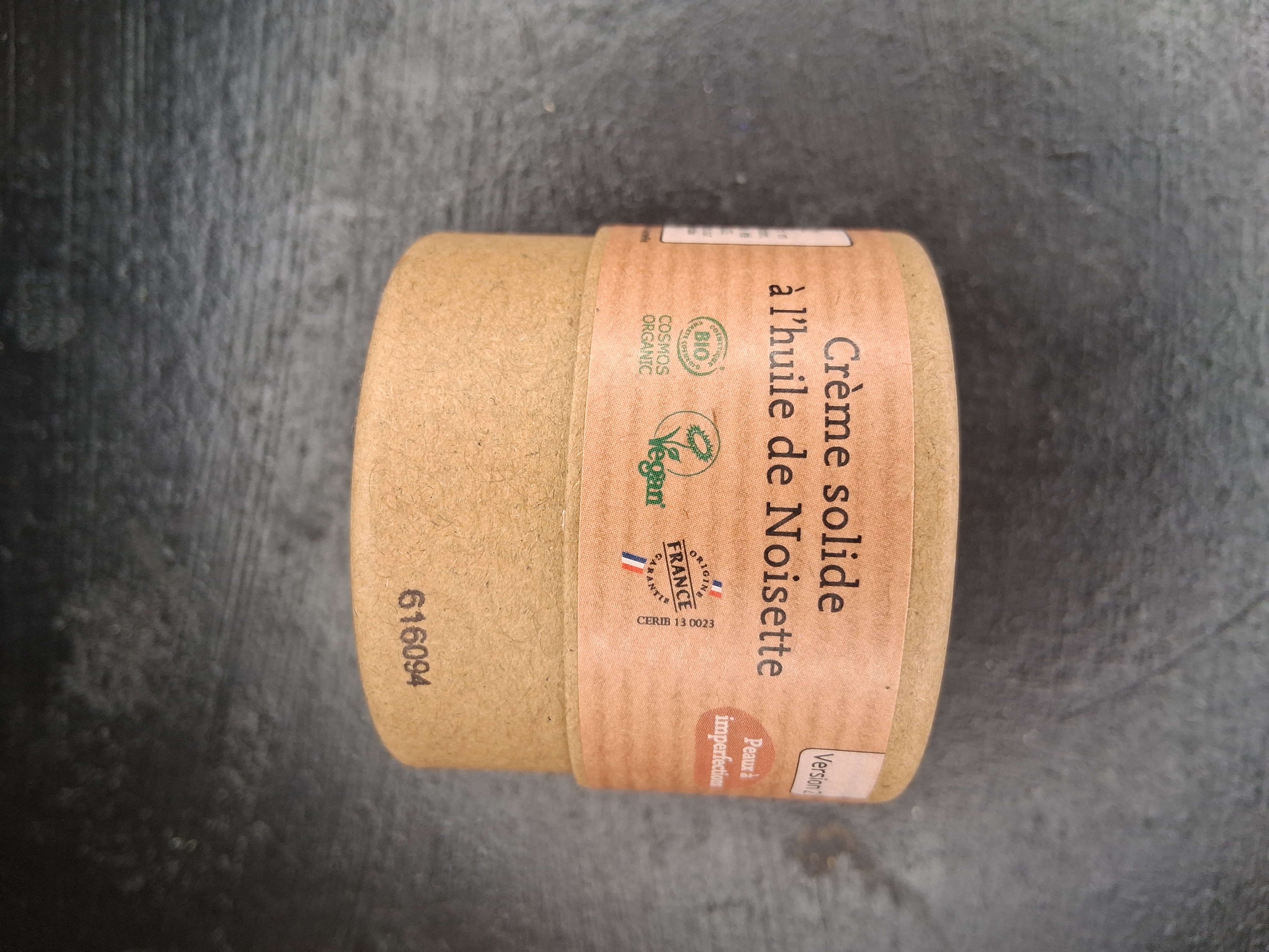 Creme Solide Huile Noisette - Comme Avant