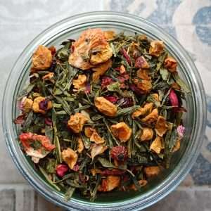 Thé Vert Fraise Hibiscus - 100g